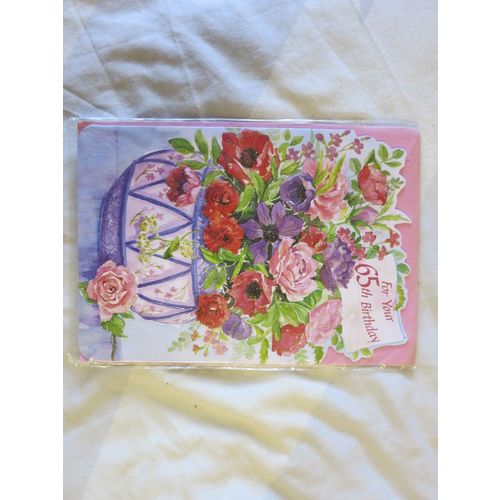 For Your 65th Birthday Flowers In Pot