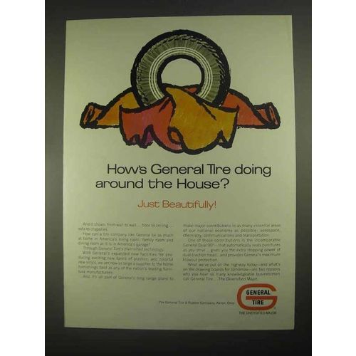 1967 General Dual 90 Tires Ad - Doing Around the House