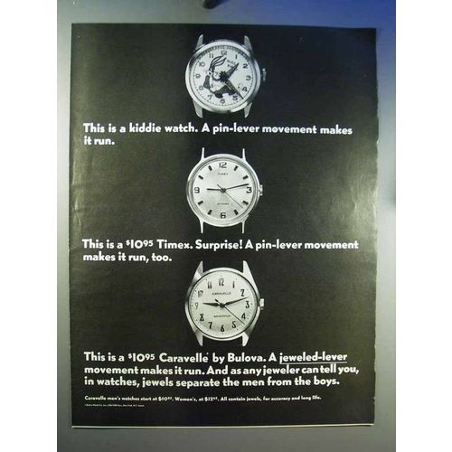 1968 Bulova Caravelle Watch Ad
