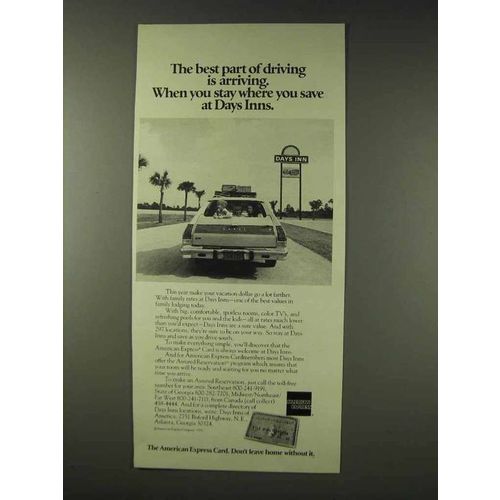 1978 Days Inn and American Express Ad - Driving