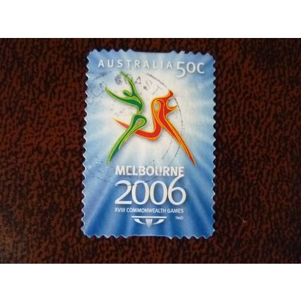 Australia 2006 Commonwealth Games Melbourne 50c used stamp SG2767 sport