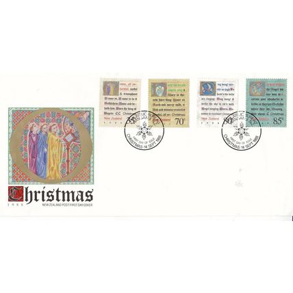 New Zealand 1988 Christmas FDC Bureau cancel Unaddressed VGC