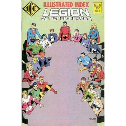 Legion of Super-Heroes Illustrated Index # 002 NM MODERN AGE COMICS