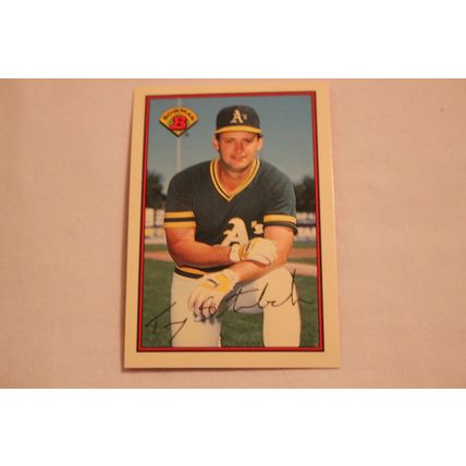 Terry Steinbach 1989 Bowman TIFFANY NO. 193