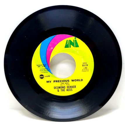 1969 DESMOND DEKKER & THE ACES Israelites / My Precious World 45rpm (S1A)