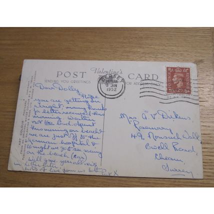 1950s Postcard - Janvrin's Tomb & Portlet Bay, Jersey - Channel Islands