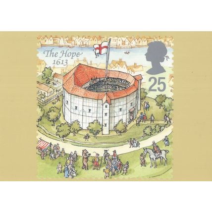 The Hope Theatre 1613 Southwark London Shakespeare RMPQ Postcard