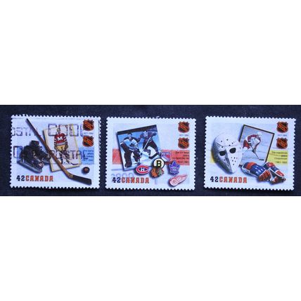 Canada - 1992 - 75th Anniversary of National Ice Hockey League -Used Set