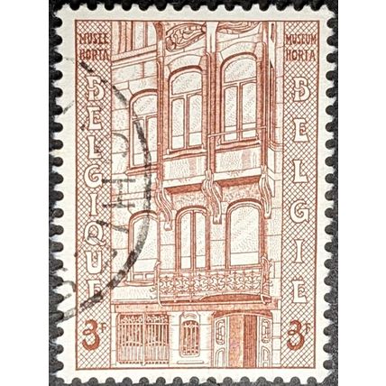 STAMP Belgium SG1804 1962 3Fr Horta Museum Used