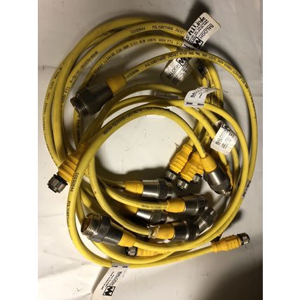 new BALOGH ROBOTIC/MACHINE CABLE ASSEMBLY CORDSET PWR 24/EXT/0.5M,10150544,EX