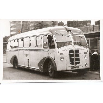 Black & White Photograph of Yorkshire Traction Co. Ltd. - EHE 382