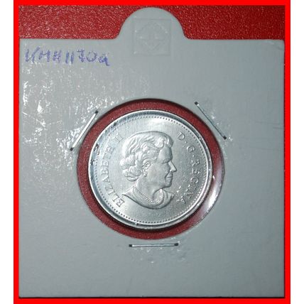 Ⰶ ORCA AND BLUE SUN: CANADA ★ 25 CENTS 2011 UNC MINT LUSTRE★LOW START★NO RESERVE