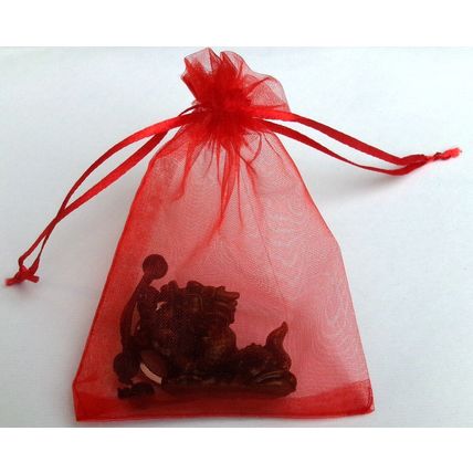 LUCKY DRAGON KEY RING CHARM - CHINESE NEW YEAR - YEAR OF THE DRAGON WOOD EFFECT