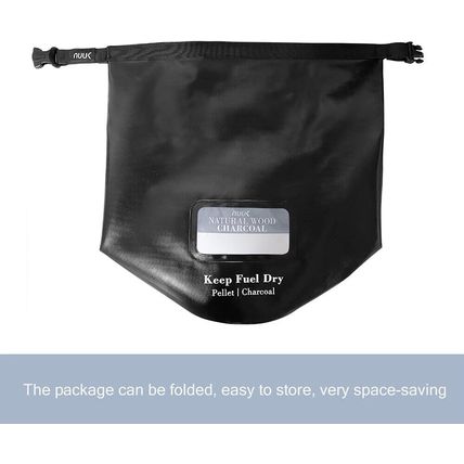 NEW! nuuk Outdoor Wood Pellet / Charcoal Waterproof 20lb Storage Bag