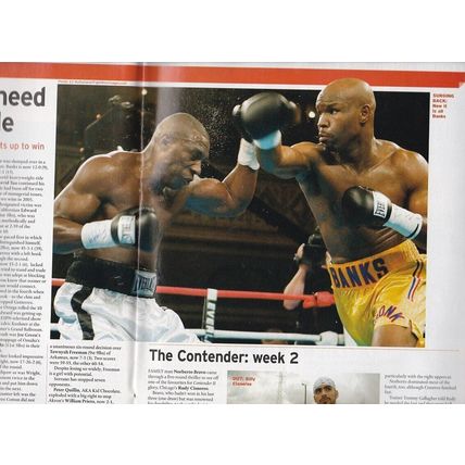 ROY JONES COMEBACK,COVER, REPORT & PICS - Boxing News 28-07-06