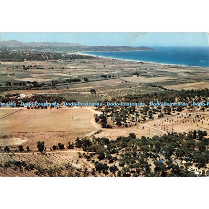 D102507 Cote dAzur. France. French Riviera. Ramatuelle. Vue aerienne. Camping de