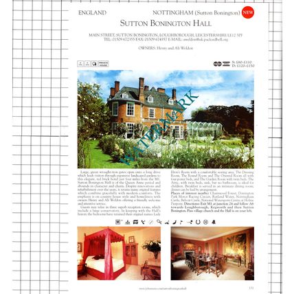 Sutton Bonington Hall Loughborough / The Hautboy Ockham Surrey - 2001 Advert