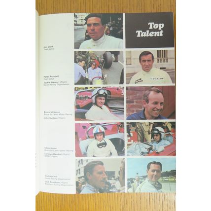 1966 FORMULA 1 BRITISH GRAND PRIX PROGRAMME @ BRANDS HATCH + RACECARD & EXTRAS