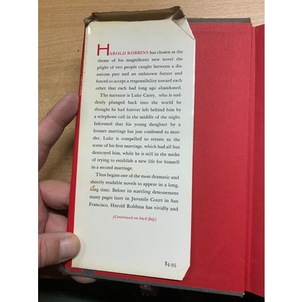 1962 1ST US EDITION HAROLD ROBBINS "WHERE LOVE HAS GONE" FICTION HB BOOK (P4)