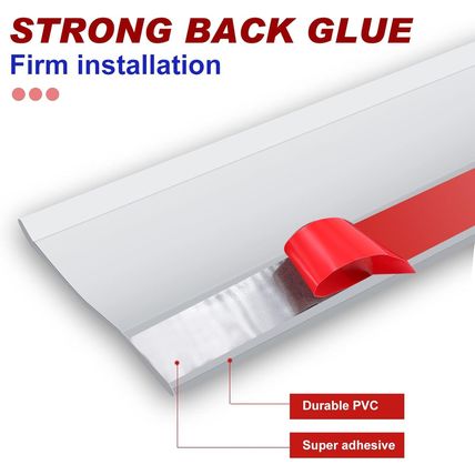 Weatherproofing Garage Door Seals Top and Sides Seal Strip PVC Garage Door Weath