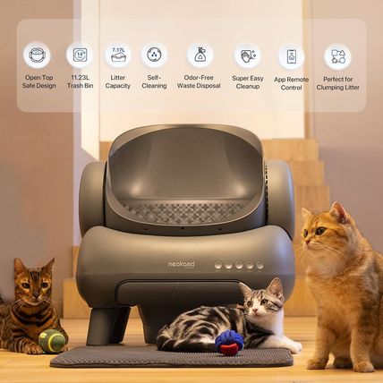 Neakasa M1 Open-Top Self Cleaning Cat Litter Box, Automatic Cat Litter Box with