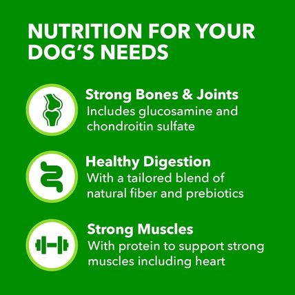 IAMS Adult High Protein Large Breed Dry Dog Food with Real Chicken, 40 Lb. Bag