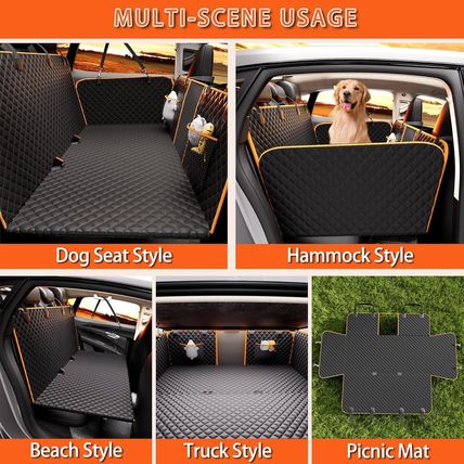 Back Seat Extender for Dogs,Holds 420Lbs,Waterproof Dog Car Seat Cover for Back