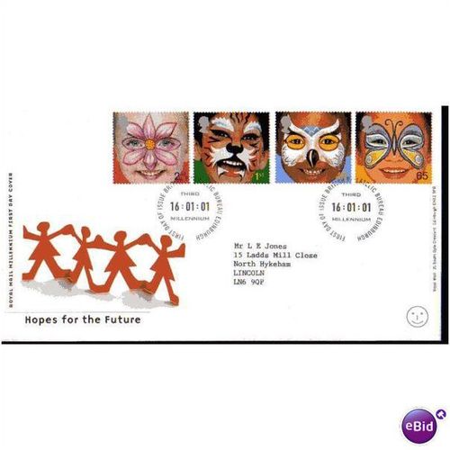 2001 'RIGHTS OF THE CHILD' F.D.C (BUREAU F.D.I) (EBID563)