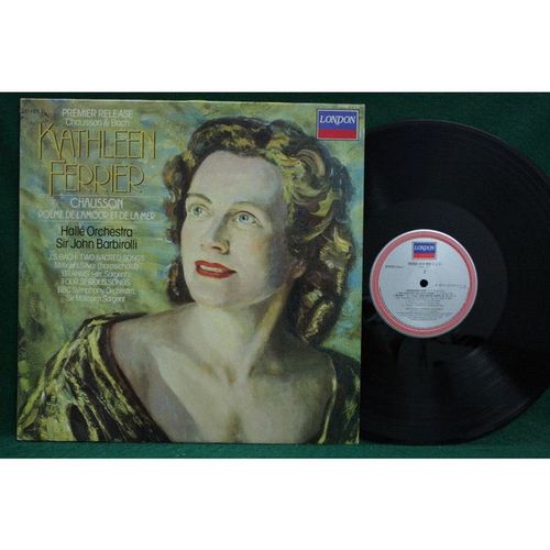 Kathleen Ferrier - Premier Release - Chausson & Bach - MONO 414 095-1 - NM