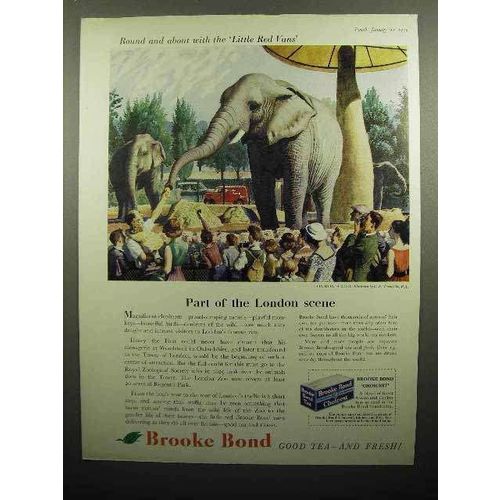 1959 Brooke Bond Tea Ad - Part of the London Scene