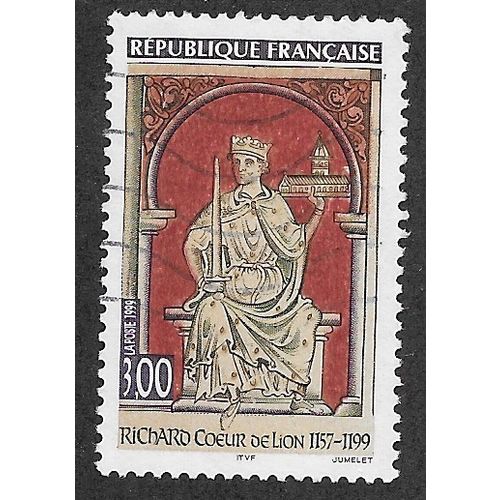 FRA 1999 3F 'KING RICHARD I OF ENGLAND' FINE USED (EBID58-055)