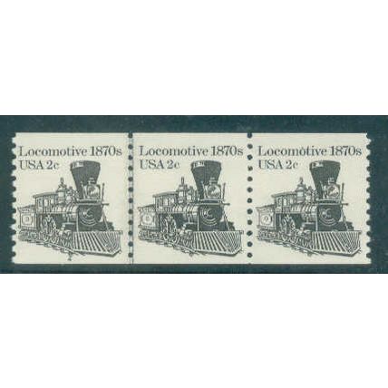 1897A 2c Locomotive Very Fine MNH Dry Gum CNP+1 Left 4 B0958