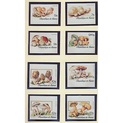 Guinea Stamps Scott #724 To 728 And C131 To C133, Mint Never Hinged, Imperforate