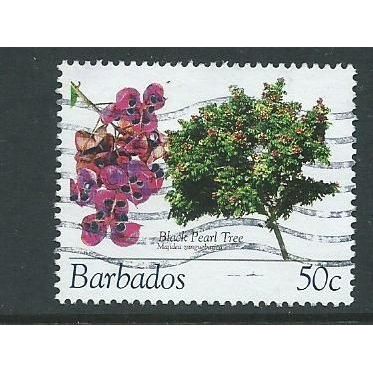 barbados stamps sg1270 sg 1270 flowering trees used