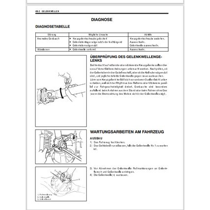 Suzuki Jimny SN413 Service Manual German 2002 9950081A0001G PDF