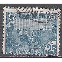Tunisie 1906 Michel 36 O Cote (2005) 0.90 € Paysan avec charrue Cachet rond