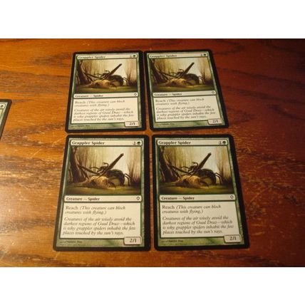Magic The Gathering, MTG, 5-Cards, 1993-2010, GRAPPLER SPIDER, nm