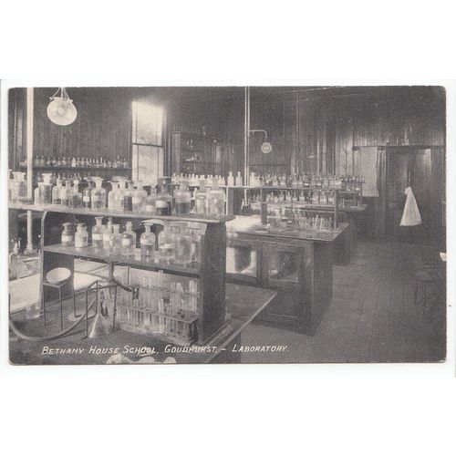 Laboratory Bethany House School Goudhurst Postcard Kent
