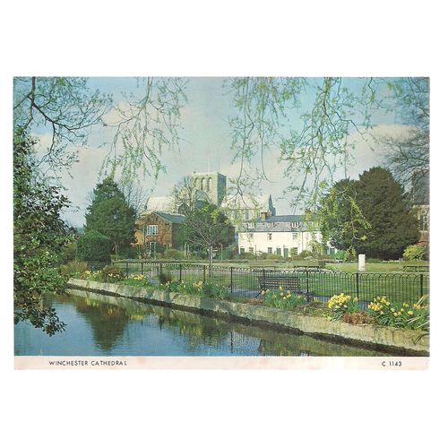 WINCHESTER CATHEDRAL, HAMPSHIRE unused vintage postcard by Judges =