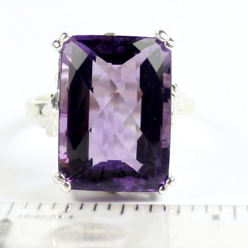 Amethyst, 925 Sterling Silver Ladies Ring, SR039