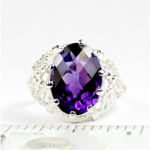 Amethyst, 925 Sterling Silver Ring, SR260