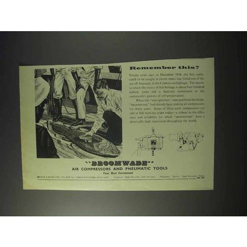 1959 Broomwade Air Compressors and Pneumatic Tools Ad