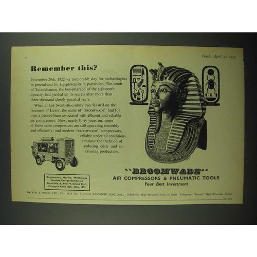 1959 Broomwade Air Compressors & Pneumatic Tools Ad