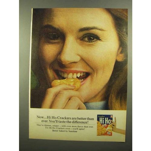 1965 Sunshine Hi Ho Crackers Ad - Better Than Ever