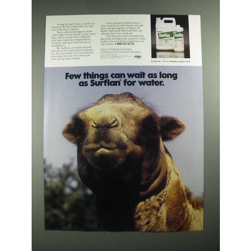 1987 Elanco Surflan Ad - Few Things Can Wait As Long For Water