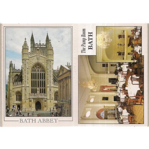 5 x BATH.SOMERSET. unused modern postcards in a strip.. =