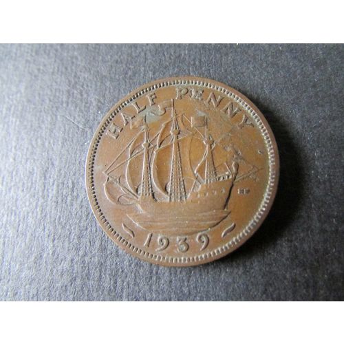 1939 GEORGE VI HALFPENNY FREE POST. H