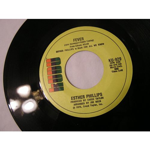 Esther Phillips 45-FOR ALL WE KNOW/FEVER