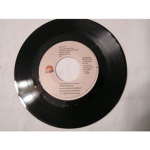 New Order Promo 45-THE PERFECT KISSx2 STEREO