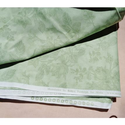 Green Tone on Tone Quilting Fabric Moda Cotton Moondance 5 yards 30 Inches Sew